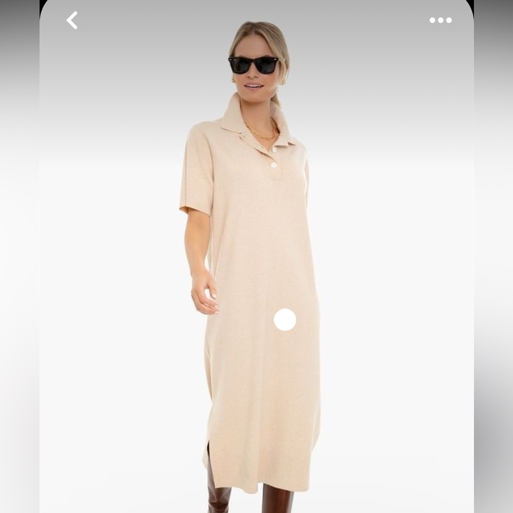 Tuckernuck knit polo dress size xs/s
